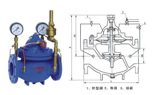 800X壓差旁通平衡閥結(jié)構(gòu)圖